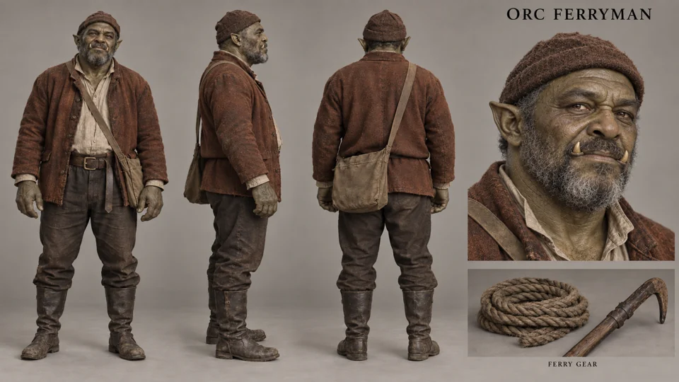 The orc ferryman reference